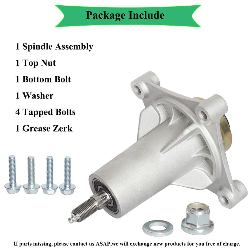 SCBHWJ 187292 192870 187281 532192870 532187281 532187292 587819701 587820301 Spindle Assembly Fit Hus qvarna 42"" 46"" 48"" 54"" Mower Deck  YTH22V46 YTH24V48 Spindle Mandrel Assembly - Image 4
